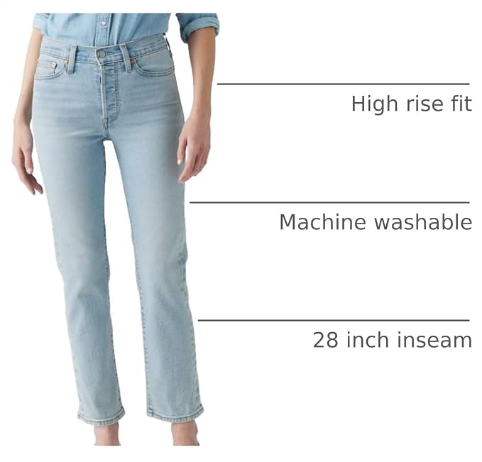 Classic High-Waisted Straight-Leg Jeans - Image 2